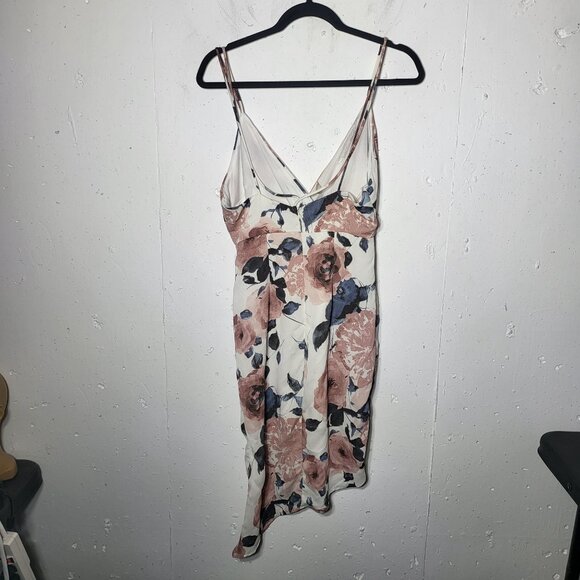 Lush Womens Floral Sleeveless Asymmetrical Dress Size Medium Boho Dainty Summer - Picture 2 of 11